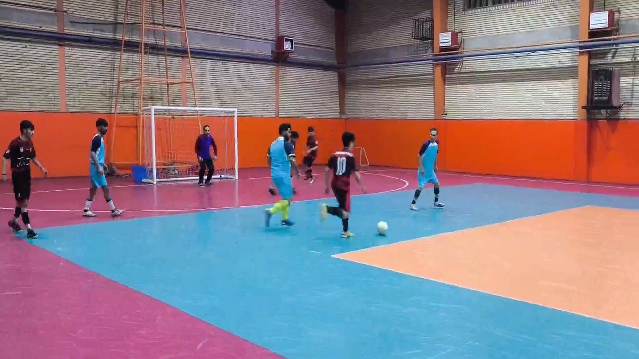 تیم حوزه شهید باکری قهرمان مسابقات فوتسال