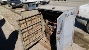 سارق پست‌های مخابراتی در کلاله زمین‌گیر شد