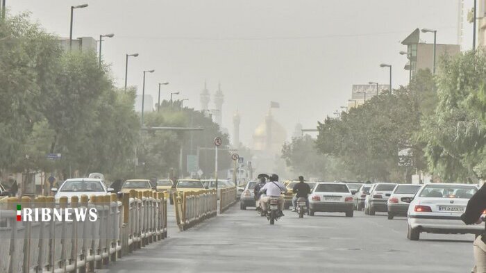 فردا صبح افزایش مقطعی غلظت گرد و غبار در هوای شهر قم