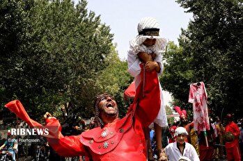 عزاداری ظهر عاشورا در هیئت کربلایی‌های شیراز