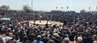 شرکت ۷۰ هزار عزادار حسینی در تعزیه خوانی فدیشه میان‌ جلگه
