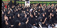 مراسم زنان عاشورایی در همدان