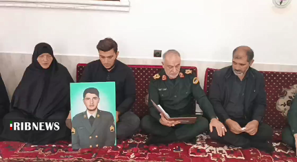 دیدار جانشین بازرسی فراجا با خانواده شهید جباری در هوراند