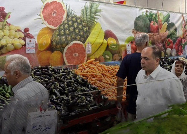 بازدید وزیر جهاد کشاورزی از میدان تره بار