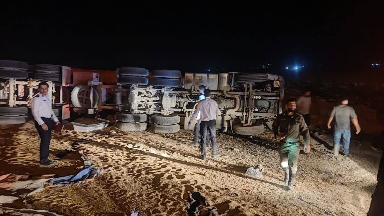 فوت دو سرنشین سواری در سانحه رانندگی