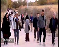 پیاده‌روی خانوادگی به مناسبت هفته فرهنگ عمومی در بجنورد برگزار شد 