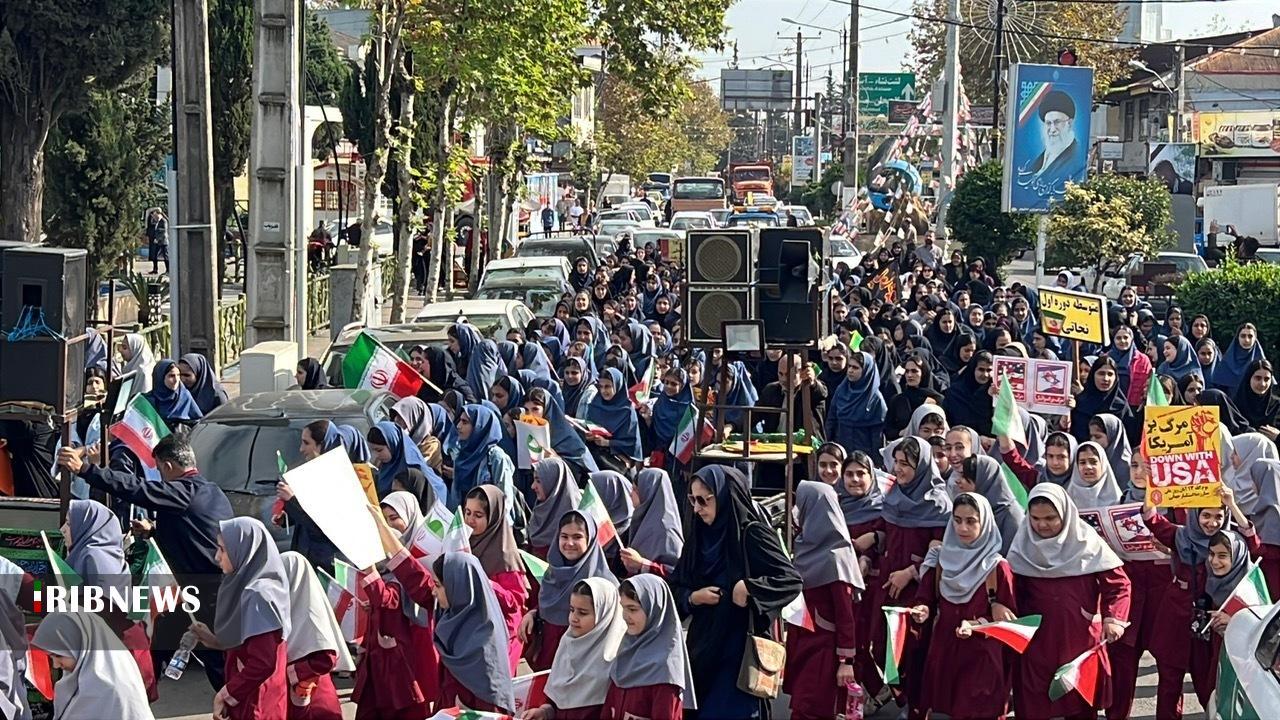 قدردانی از حضور مقتدرانه در راهپیمایی ۱۳ آبان