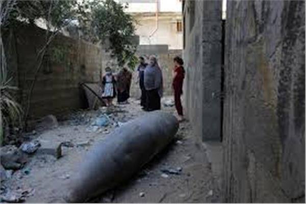 ۷۱ هزار تُن مهمات منفجر نشده در نوار غزه