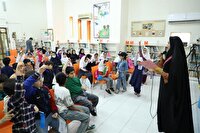 ترویج مطالعه و انس کودکان با کتاب در اردوی فرهنگی نفت و گاز اروندان