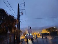 پایداری شبکه برق مارگون پس از رعد و برق و باران‌های شدید