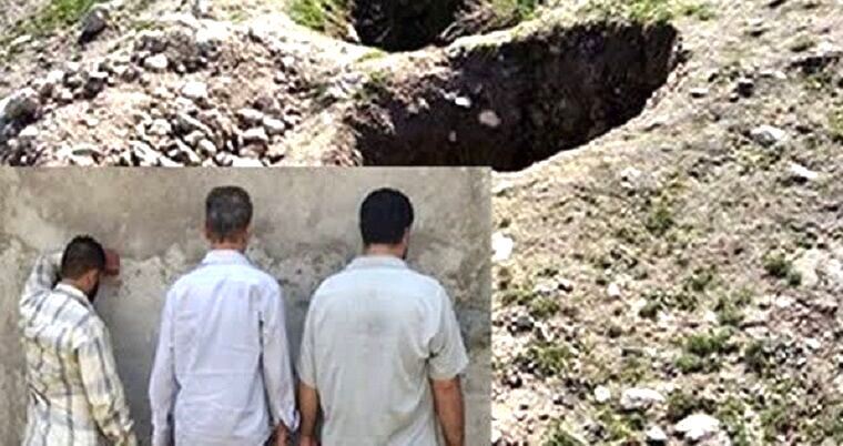 دستگیری ۳ حفار غیرمجاز در یکی از روستا‌های دیلمان