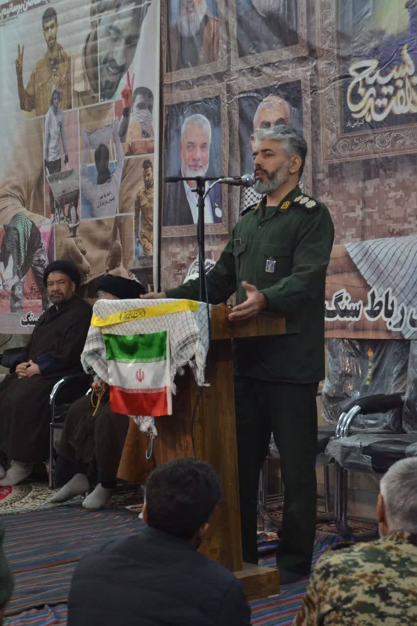 برگزاری همایش اقتدار بسیجیان در شهر رباط سنگ تربت حیدریه