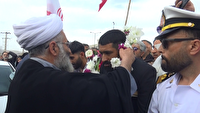 استقبال از دو قهرمان ناوشکن همیشه جاوید دنا در شهرستان نهاوند