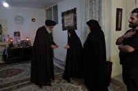دلجویی از خانواده شهدای جنگ رمضان در البرز