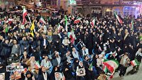 تجمعات شبانه دفاع از وطن همچنان پرشور