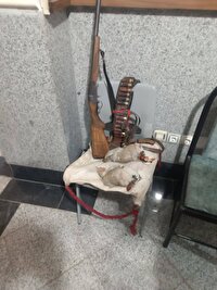 دستگیری متخلف شکار ۲ قطعه کبک در مناطق آزاد دنا