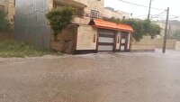 بارش شدید تگرگ در بجنورد