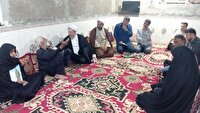 دیدار رئیس عقیدتی سیاسی نیروی هوایی ارتش با خانواده شهیددیوزاری در فین