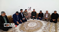 دیدار فعالان رسانه با خانواده شهید مدافع مرز‌های کشور