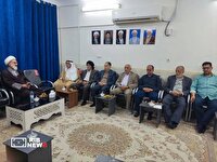 دیدار رئیس مجتمع و اعضای شورای حل اختلاف آبادان با امام جمعه