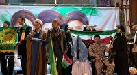 عقد زوج جوان در مراسم اجتماع شبانه شهر فاضل آباد