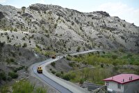 احداث مرحله اول راه روستایی گیوک شهرستان بیرجند