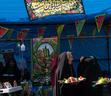 برگزاری شادپیمایی، اطعام غدیر و برپایی موکب‌ها در چرام