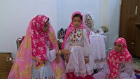 ذوق و هنر بانوان جنوبی با دوخت لباس محلی گُلُ پولَکِ گراشی