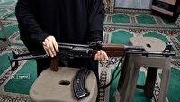آموزش نظامی کار با اسلحه در شاهرود