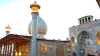 حرم شاهچراغ (ع)، غرق در شادی عید ولایت