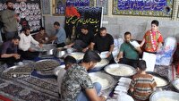 توزیع اطعام علوی عید سعید غدیر خم در سیدان مرودشت