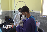 ارائه خدمات رایگان دندانپزشکی و مامایی به ساکنان شهرک هجرت ایلام