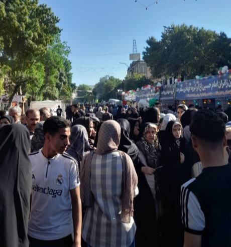 جشن کیلومتری غدیر در کرمانشاه برگزار شد 