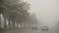 برخاستن گرد و خاک موقتی و محلی در اغلب مناطق خوزستان