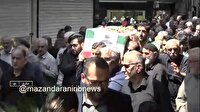 تشییع پیکر شهید ذوالفقاری در ساری