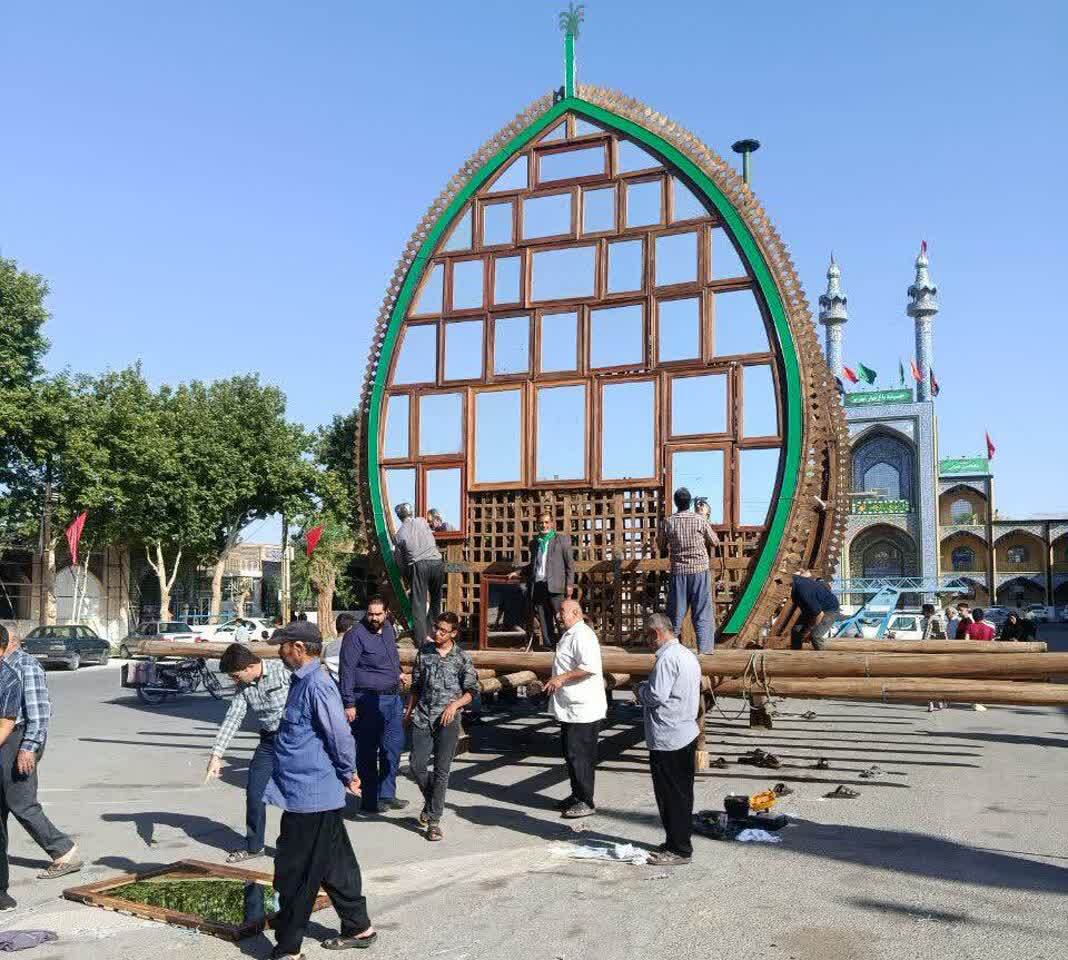 آئین سنتی نخل بندی در مهریز آئین سنتی نخل بندی در مهریز