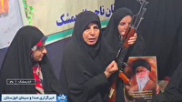 آموزش کار با اسلحه به بانوان شهرستان اندیمشک+فیلم