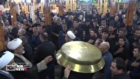 همایش استقبال از محرم و آئین طشت‌گذاری درنمین، استان اردبیل
