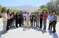 رونمایی از اثر سنگ تراشی نبرد شاه و اهریمن در تخت جمشید