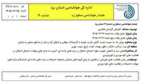 هشدار سطح زرد هواشناسی در استان یزد