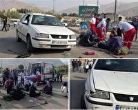برخورد خودرو با اعضاء تیم کوهنوردی در دوگنبدان