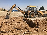 آغاز ساخت خانه بهداشت روستای چاه ماخور شهرستان بندرخمیر هرمزگان