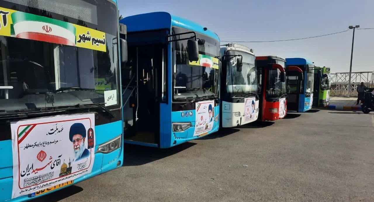 اعزام بیش از ۱۵ هزار شهروند بهارستانی به آیین وداع و تشییع رهبر شهید
