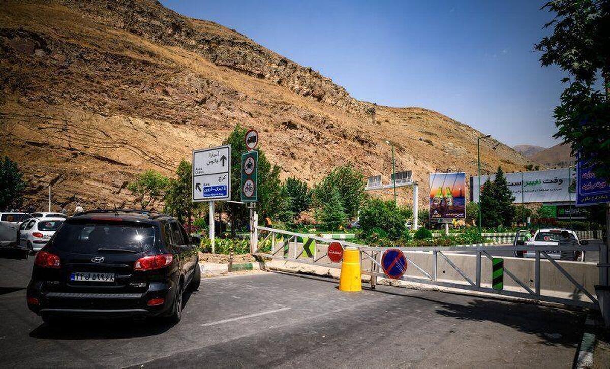 محدودیت ترافیکی در جاده کرج - چالوس