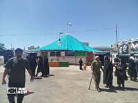 پرچم خدمت کرمانی‌ها در مشهد برافراشته است
