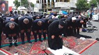 در سایه ظهر عاشورا؛ گلستان به یاد آخرین نماز به صف ایستاد