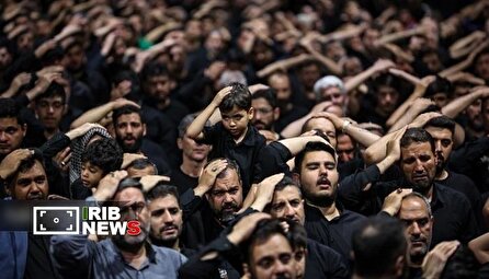 مراسم عزاداری شام غریبان حسینی در جوار محل شهادت قائد شهید امت