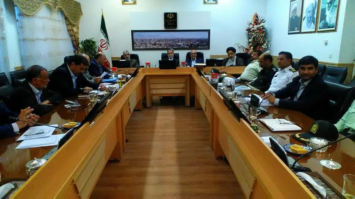 نشست ستاد برگزاری مراسم اربعین حسینی به ریاست استاندار 