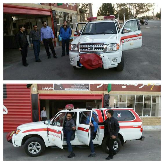 اعزام اکیپ سازمان آتش نشانی یزد به مناطق زلزله زده کرمانشاه